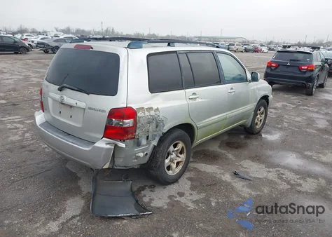 2005 Toyota Highlander V6 z USA, uszkodzony, nr VIN JTEDP21AX50062878